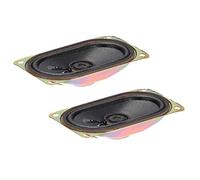 Sourcing Map Lot de 2 haut-parleurs magnétiques de rechange pour TV LCD 5 W 8 Ohm 40 mm x 70 mm