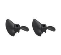 sourcing map Lot de 2 hélices de bateau télécommandées, 2 hélices de 3,17 mm de diamètre du trou 30 mm OD 1,4 mm pas CCW dans le sens des aiguilles d'une montre pour bateau télécommandé, modèle de