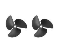 sourcing map Lot de 2 hélices de bateau télécommandées à 3 pales - Diamètre du trou : 4,8 mm - Diamètre du trou : 55 mm - Diamètre du trou : 55 mm - Pas de 40 mm - CW - Hélice rotative dans le sens