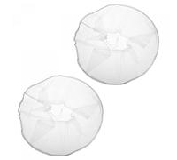 sourcing map Lot de 2 housses anti-poussière lavables pour ventilateur électrique, 40,6 cm, blanc