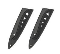 sourcing map Lot de 2 housses de protection universelles en polypropylène pour couteaux d'office de 13 cm, accessoires de cuisine, camping, pique-nique, noir