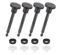 sourcing map Lot de 2 kits de réparation pour robinet de baignoire, comprenant 2 tiges de valve, 2 joints de tasse, 2 portails, bronze