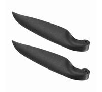 sourcing map Lot de 2 lames d'hélice de rechange pour hélice RC - 20,3 x 11,4 cm - Pièces en nylon pour hélice rotative D28-D48 mm - Noir