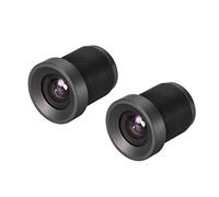 sourcing map Lot de 2 lentilles de 3,6 mm Longueur focale 720P F2.0 1/3 Pouces Grand Angle pour caméra CCD