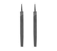 sourcing map Lot de 2 limes à coupe grossière de 25,4 cm, double dents de coupe en acier à haute teneur en carbone, sans poignée, pour ébavurer le métal et le bois