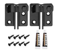 sourcing map Lot de 2 loquets à rabat, 4,6 cm en acier inoxydable de sécurité pour porte de grange, serrure de porte de grange, serrure de porte de grange, clôture pour animaux de compagnie, salle de