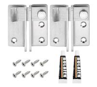 sourcing map Lot de 2 loquets à rabat, 6,1 cm en acier inoxydable de sécurité pour porte de grange, serrure de porte de grange, serrure de porte de grange, clôture pour animaux de compagnie, salle de