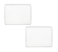 sourcing map Lot de 2 moules en silicone pour dessous de verre - 19 x 15 cm - Forme rectangulaire - Outils de moulage en résine époxy pour dessous de verre en résine, décoration d'intérieur, loisirs