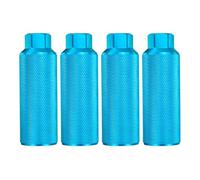 sourcing map Lot de 2 paires de chevilles de vélo en alliage d'aluminium antidérapantes pour selle arrière de vélo de montagne BMX Bleu ciel