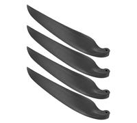 sourcing map Lot de 2 paires de lames d'hélice de rechange pour hélice RC - 30,5 x 25,4 cm - Pièces en nylon pour hélice rotative D28-D48 mm - Noir