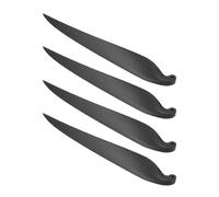 sourcing map Lot de 2 paires de lames d'hélice de rechange pour hélice RC - 43,2 x 25,4 cm - Pièces en nylon pour hélice rotative D28-D48 mm - Noir