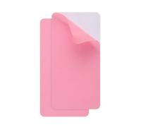 sourcing map Lot de 2 patchs de réparation autocollants en tissu imperméable pour doudoune, tente, sac de couchage, sièges de voiture - 10 x 20 mm (rose)
