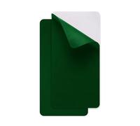sourcing map Lot de 2 patchs de réparation autocollants en tissu imperméable pour doudoune, tente, sac de couchage, sièges de voiture - 10 x 20 mm (vert foncé)