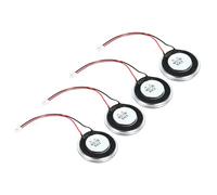 sourcing map Lot de 2 petits haut-parleurs 2 W 8 Ohm avec coque en métal interne micro aimant avec fil terminal de 60 mm pour mini haut-parleurs, DVD, EVD, multimédia, machine de publicité portable