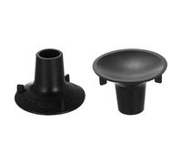 sourcing map Lot de 2 pieds de rechange pour chaise de douche, siège de bain, ventouse en caoutchouc antidérapant robuste de 2,8 cm ID pour tabourets de douche et banc de transfert, noir