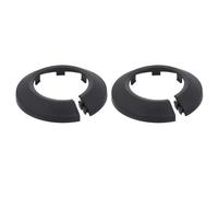 sourcing map Lot de 2 plaques de 43 mm pour joint de tuyau d'arrosage de 4,2 cm de diamètre extérieur - Plaques de protection en plastique PP (noir)