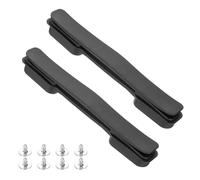 sourcing map Lot de 2 poignées de bagage de rechange de 21,6 cm - Sangle de transport en plastique - Avec vis pour valise de costume - Noir