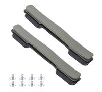 sourcing map Lot de 2 poignées de bagage de rechange de 21,6 cm - Sangle de transport en plastique avec vis pour valise - Argent titane