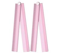 sourcing map Lot de 2 règles droites pliantes de 30,5 cm SAE en alliage d'aluminium - Rapporteur d'angle pliable - Outil de mesure géométrique avec ligne d'angle pour architectes, artistes, designers