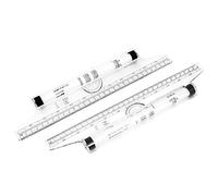 sourcing map Lot de 2 règles roulantes 30 cm