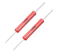 sourcing map Lot de 2 résistances haute tension en verre émaillé 5 W 100 M Ohm