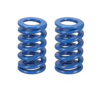 sourcing map Lot de 2 ressorts de compression bleus, diamètre extérieur de 1,6 cm, longueur 2,5 cm, charge légère pour imprimante 3D, ressorts de compression pour équipements mécaniques et accessoires