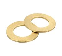sourcing map Lot de 2 rondelles plates M33 en laiton de 59 mm de diamètre extérieur de 3 mm d'épaisseur pour vis, boulons, écrous