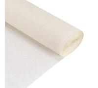 sourcing map Lot de 2 rouleaux de papier crépon de 2,1 m de long et 50,8 cm de large pour cérémonie de mariage, décoration de divers grands festivals, blanc laiteux