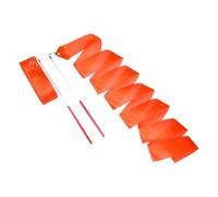 sourcing map Lot de 2 rubans de danse rythmique de 200 cm pour entraînement de gymnastique, danse artistique, orange