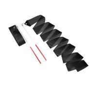 sourcing map Lot de 2 rubans de danse rythmique de 200 cm pour entraînement de gymnastique et danse artistique, noir