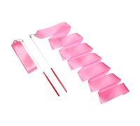 sourcing map Lot de 2 rubans de danse rythmique de 200 cm pour entraînement de gymnastique et danse artistique Rose