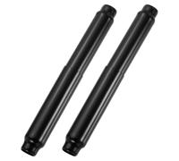 sourcing map Lot de 2 supports de rouleau de papier toilette en acier inoxydable à ressort pour salle de bain, salle de bain, noir