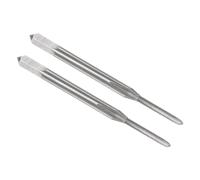 sourcing map Lot de 2 tarauds métriques M1,4 x 0,3 mm H2 en acier rapide 3 flûtes droites Tarauds filetés Outil de réparation de bricolage