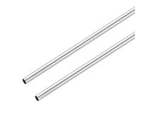 sourcing map Lot de 2 tubes capillaires en acier inoxydable 316L, diamètre extérieur 1,5 mm x 0,2 mm, épaisseur de paroi 305 mm, tuyau en acier inoxydable droit sans couture pour machines de