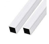 sourcing map Lot de 2 tubes carrés en aluminium (30 mm x 30 mm x 2 mm x 300 mm) en aluminium 6063 - pour ameublement, machines