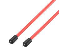 sourcing map Lot de 2 tubes d'antenne de protection en plastique de 160 mm avec capuchons pour récepteur de drone de voiture télécommandée (rouge)