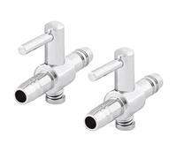 sourcing Map Lot de 2 valves de Pompe à Levier en Acier Inoxydable pour Aquarium