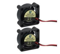 sourcing map Lot de 2 ventilateurs de refroidissement pour imprimante 3D 2510, 24 V 15 000 tr/min, roulement hydraulique 25 x 25 x 10 mm XH2.54 avec câble de 30 cm, terminal à 2 broches pour