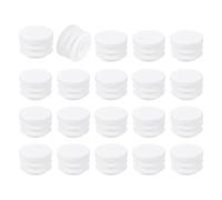 sourcing map Lot de 20 bouchons ronds en plastique - 18 mm - Protection contre le glissement pour chaise, canapé, table, étagère - Blanc