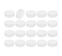 sourcing map Lot de 20 bouchons ronds en plastique - 44 mm - Protection contre le glissement pour chaise, canapé, table, étagère - Blanc