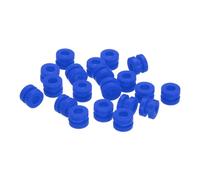 sourcing map Lot de 20 boules en caoutchouc anti-vibrations pour contrôleur de vol RC F4 F7 M3 x 4,6 mm, boules d'absorption des chocs, accessoires de drone (bleu)