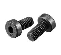 sourcing map Lot de 20 boulons à tête hexagonale M4 x 8 mm en acier carbone de qualité 12,9