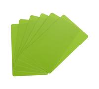 sourcing map Lot de 20 cartes vierges en PVC - CR80 - 15 mm - Étanche - Pour badge d'identité, badges d'identification, imprimante, vert