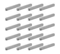 sourcing map Lot de 20 clés rondes en forme de plume, 60 x 8 x 7 mm en acier au carbone, clés parallèles pour fixations mécaniques