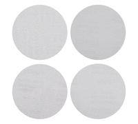 sourcing map Lot de 20 disques de ponçage 125 mm Grain 320/400/600/800 Papier abrasif Orbital pour le travail du bois, automobile, polissage des métaux, blanc