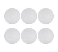 sourcing map Lot de 20 disques de ponçage 152 mm Grain 1000 Crochet et boucle Papier abrasif Orbital aléatoire pour le travail du bois, automobile, polissage des métaux, blanc