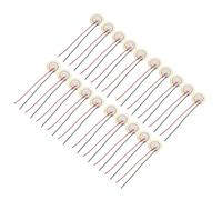 sourcing map Lot de 20 disques piézoélectriques 20 mm pour microphones acoustiques avec coque en aluminium