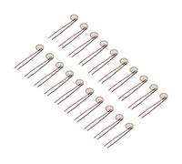 sourcing map Lot de 20 disques piézoélectriques de 10 mm pour micro acoustique, transducteur, déclencheur de signal sonore pour guitare CBG