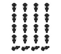 sourcing map Lot de 20 écrous crics M8 x 34,5 mm en acier au carbone finition zinc Expansion Écrou à rivets multi-grip pour mur creux en fer et ligne de peau de fer sur paroi fine et souple, noir