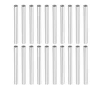 sourcing map Lot de 20 écrous d'accouplement ronds, M4 x 0,7 mm, filetage femelle de 55 mm, manchon rond, tige de connexion, goujon, écrou de fixation